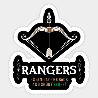 RPG Definition of Rangers Sticker